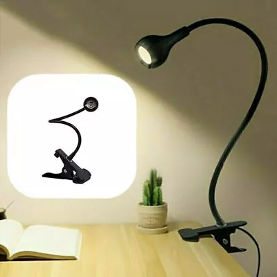 LED Clip-on Lights 360° Flexible Gooseneck Bed Desk Lamp For Study Reading Work • $13.12
