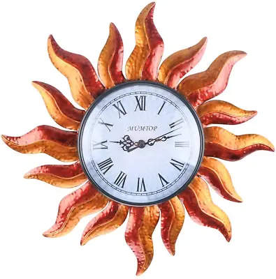 Indoor Outdoor Wall Clock Outdoor Clock Wall-Mounted Clock Exquisite Decoration • $33.18