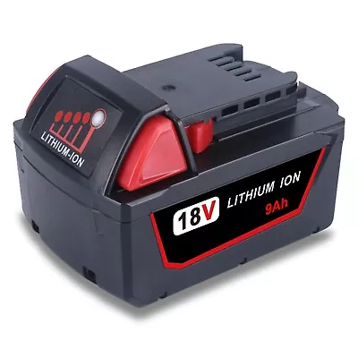 For Milwaukee M18 Lithium 9.0 AH 18V Extended Capacity Battery 48-11-1890 • $48.99