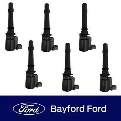 Genuine Ford Ignition Coil Coils (6) Ford Ba Bf Falcon 6 Cyl Inc Xr6 & Turbo • $234.96