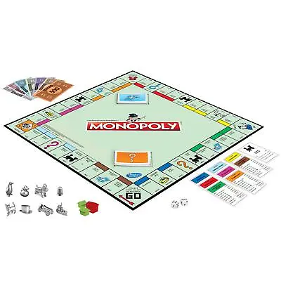 Monopoly Board Game For Ages 8+ For 2-6 Players Includes 8 Tokens (Tokens May • $19.99