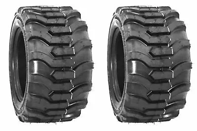 Two 18X8.50-10 Lawn Tractor Tires Lug R-4 R4 PAIR 18x8.5-10 Loader Skid • $199.95