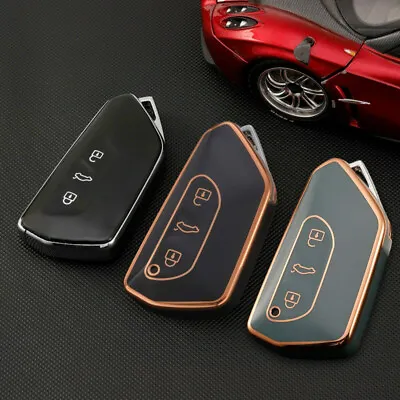 TPU Car Key Cover Shell Case For VW Golf 8 ID.4 For Seat Leon MK 4 Remote Fob • $4.59