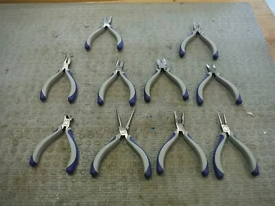 Blue Point 10 Pc Set Of CMP Series Mini Pliers Appear To Not Have Been Used *T02 • $69.99