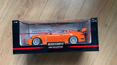 Minichamps 1 18 Jaguar XKR GT3 2008 Orange Model Car • £100