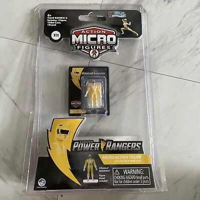 Mighty Morphin Power Rangers YELLOW Ranger World's Smallest Micro Action Figure • $4.49