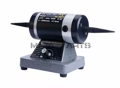 Jewelry Polisher Rock Lathe Bench Buffing Wheel Machine W/ Tapered Spindles 110V • $114.39