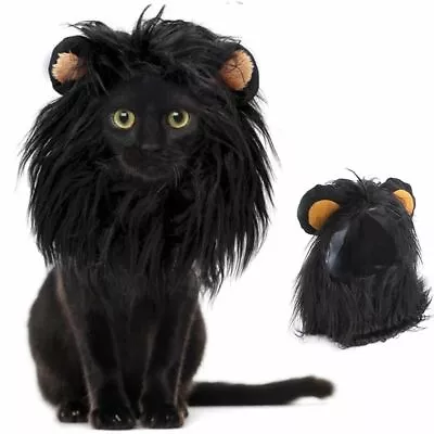 £5.48 • Buy New Lion Costume Mane Wig Small Dog Cat Cute Dress Up Headdress Party Costume./