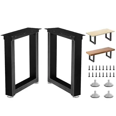 16 Inch Metal Bench Coffee Table Legs Heavy Duty Desk Legs 16 Inch Square • $59.23