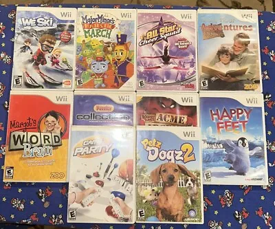 Lot Of 10 NES Nintendo Wii Video Games Complete CIB Manuals Tested Looney Tunes • $59.99