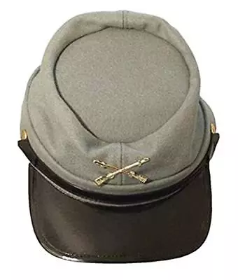 Civil War Wool Lined Kepi Hat • $21.19