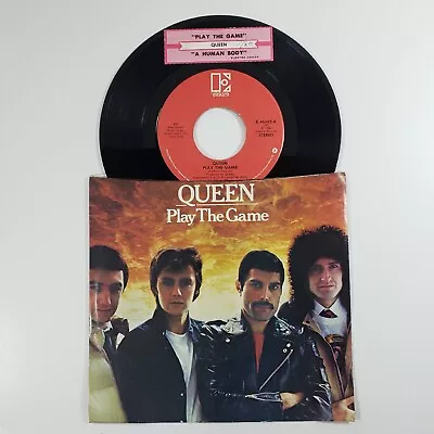 Queen  Play The Game  45 Vg+ Tested Picture Sleeve Jukebox Title Strip • $24.81