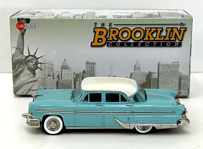 Brooklin 197 1955 Lincoln Capri 4D Sedan Turquioise/ White 1:43 Mint/ Box 2014 • $139.99