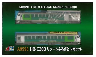 Micro Ace N Gauge HB-E300 Resort Hometown 2-car Set A9593 Railway Model Diesel C • $117.01