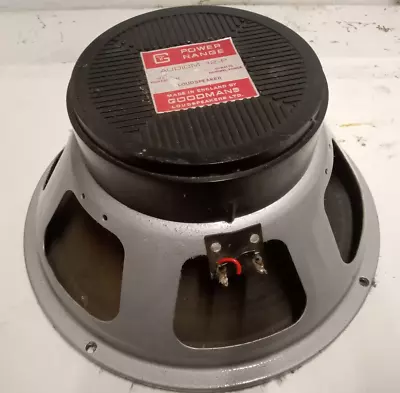 Vintage 1970’s Goodmans Audiom 12-P Guitar Speaker 12  50W  16 Ohms • £59