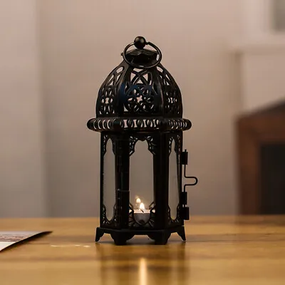 £10.19 • Buy Moroccan Tea Lantern Candle Hanging Light Lamp Votive Holder Wedding Decor Home