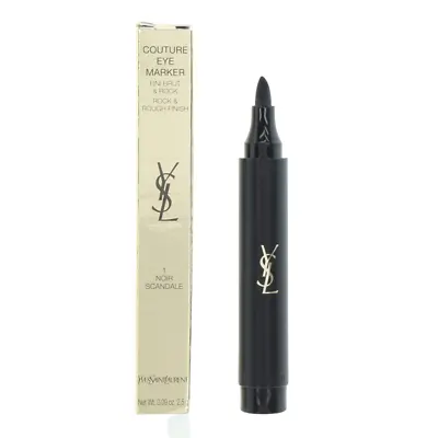 YSL Black Eyeliner Couture Eye Marker 1 Noir Scandale Yves Saint Laurent Liner • £21.99