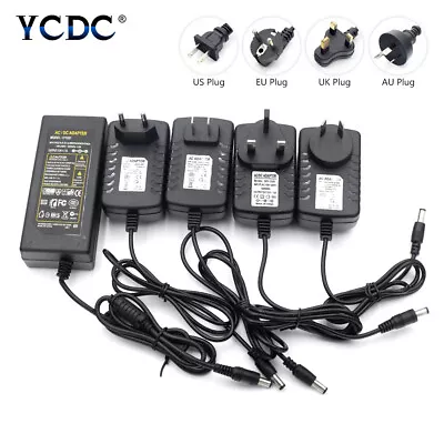 100-240V Power Supply 5V 12V 24V For CCTV LED Strip Light AC/DC Adapter • £17.81