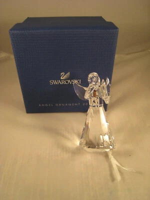 $165 • Buy Swarovski Faceted Crystal Annual Ed.  Holiday Angel  W/Candle 2017 MIB