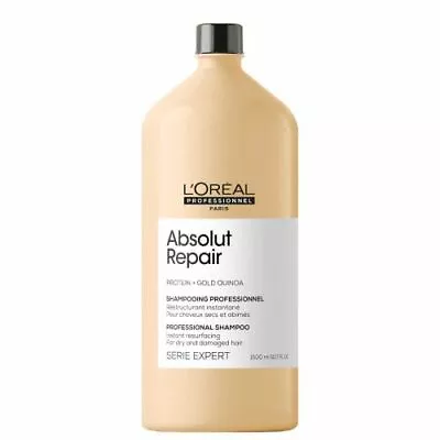 L'Oreal Serie Expert Range Absolut Repair Shampoo Gold Quinoa 1500ml **FREE POST • £29.99