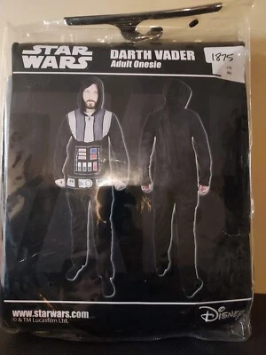$21 • Buy Star Wars Darth Vader Adult One Piece Jumpsuit Costume Size L/XL