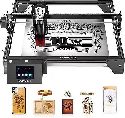 Longer RAY5 10W Laser Engraver CNC Laser Engraver Cutting Machine For Wood Metal • £329.99