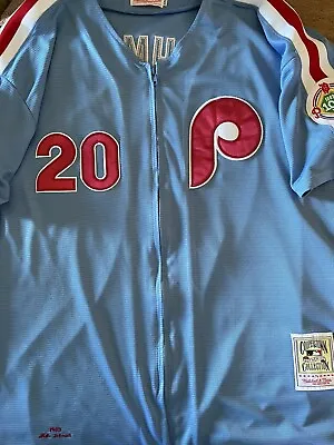 Mike Schmidt Mitchell And Ness Cooperstown Zip Up Size 3XL Jersey • $69.99