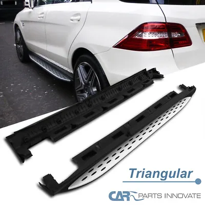 Fits 12-19 Benz W166 ML350 GLE Aluminum Side Step Nerf Bars Running Board Pair • $173.95