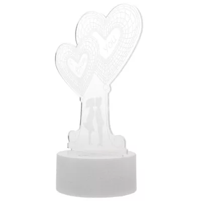 Valentine Night Light Decoration 3d Illusion Table Lamp Valentine Night Light • £12.27