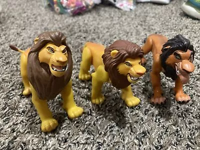 Vintage Mattel The Lion King Fighting Action Figure Scar SIMBA & Mufasa Disney • $9.99