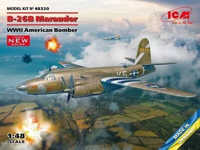 1/48 ICM #48320 Martin B-26B Marauder New Tool! • $99.99