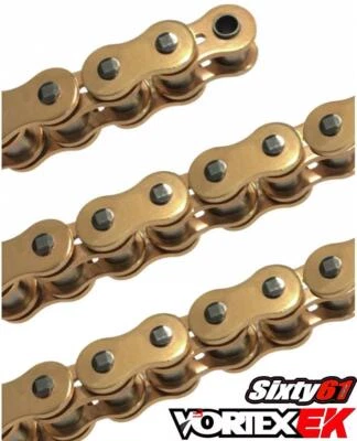 $182 • Buy Kawasaki ZX10R Gold EK Chain 150 Link 525 Pitch For Extended Swingarm Extension