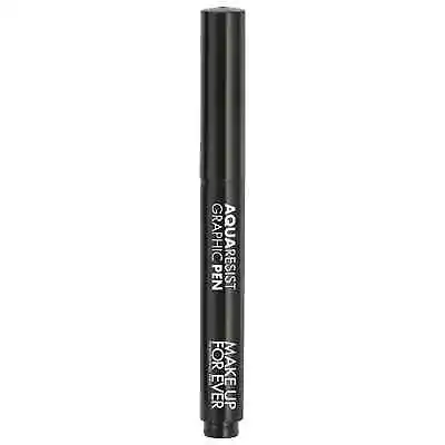 Make Up Forever Aqua Resist Graphic Pen Black Eyeliner Intense Mini 0.25ml • $14.90