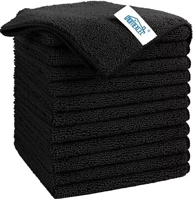 HOMEXCEL Microfiber Cleaning Cloth12 Pack Cleaning RagCleaning Towels With 4 C • $15