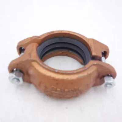 2-1/2  Victaulic Grooved Straight Rigid Coupling QuickVic 607 Copper • $39.99