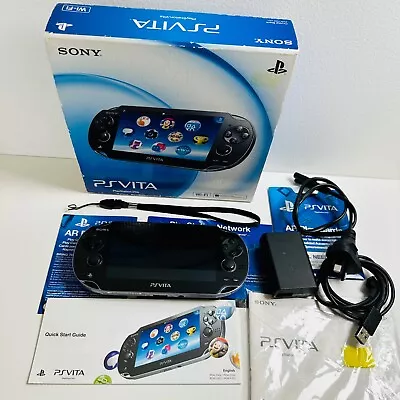 PS Vita 1000 - PCH-1002 With Box & 4gb Memory Card - VGC!  Free Tracked Postage! • $390