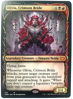 MTG Olivia Crimson Bride *SHOWCASE* Crimson Vow 315 NM Mythic • $13.99