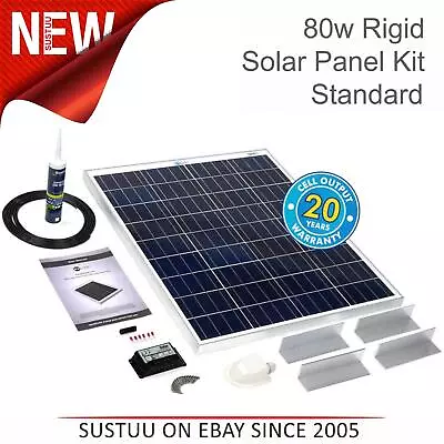 Solar Technology PV Logic STPMH80 80W Rigid Solar Panel Rooftop Kit - Standard • £247.45