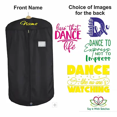 Personalised Quality Dance Costume Carrier Suit Bag Logo Competition Name Ballet • £12.75