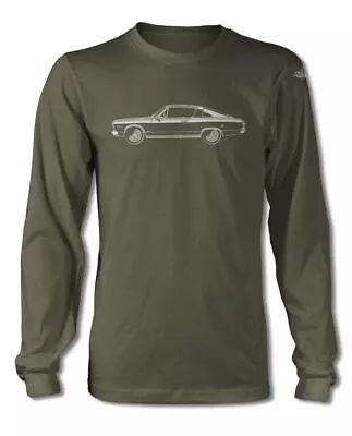 1966 Plymouth Barracuda Fastback T-Shirt - Long Sleeves - Side View • $26.90