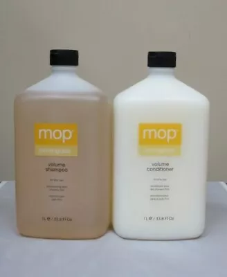 $49.99 • Buy MOP Lemongrass Volume Shampoo And Conditioner FineHair 33.8OZ
