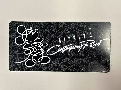 Disney Mickey Mouse Contemporary Resort Plastic License Plate • $24