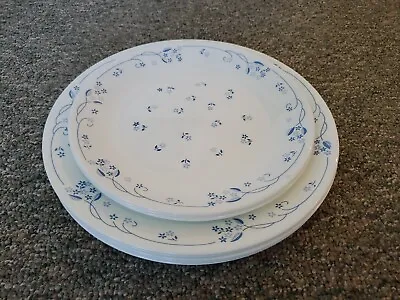 Vintage Corning Corelle Provincial Blue Plates Set Of 7 - 4 10 ¼” And 3  8 1/2 • $28