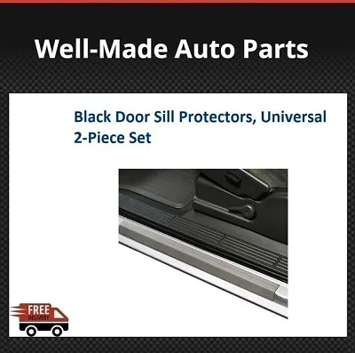 AVS Universal 2-Piece Set Stepshield Black Door Sill Protectors 88407 • $51.04