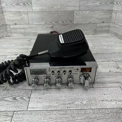 Vintage Cobra 25 LTD Classic 40 Channel CB Radio Power Cord Mic UNTESTED • $44.99