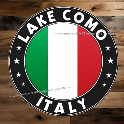 2x Lake Como Italy Car Vinyl Sticker WATERPROOF #2870 • £3