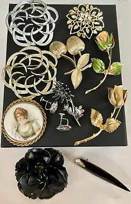 Antique Vintage Pin Jewelry Lot Weiss Sarah Coventry Giovanni • $10