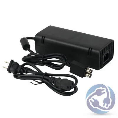 $19.49 • Buy AC Power Supply Brick Charger Adapter Cable Cord For Microsoft Xbox 360 S Slim