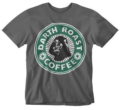 Darth Roast T-Shirt Retro Star Wars Inspired Tee Classic 70s 80s 90s Coffee • £9.99