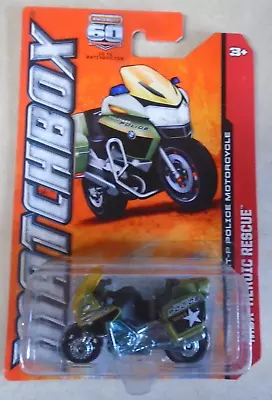 Matchbox BMW R1200 RT-P Police Motorcycle. Brand New. 2013. MBX Heroic Rescue • $1.99